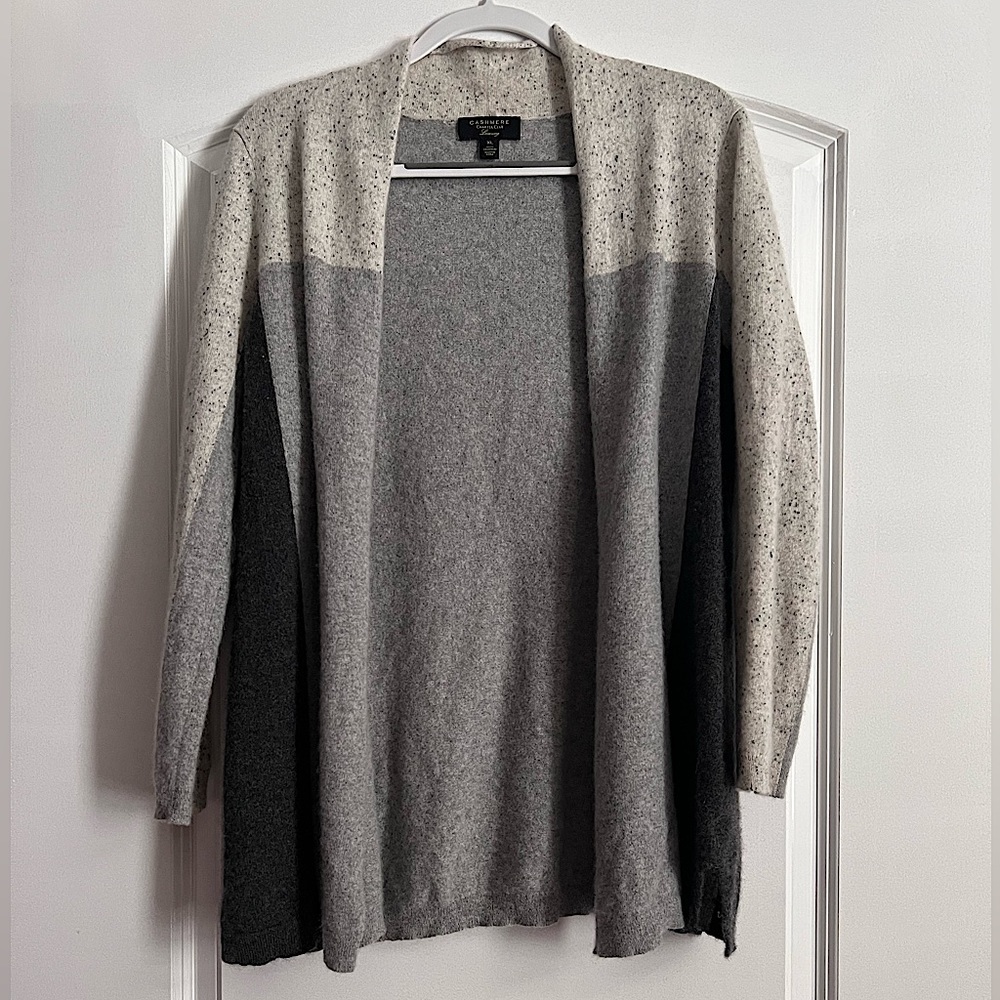 Charter Club Luxury Cashmere Cardigan XL (fits like a M)